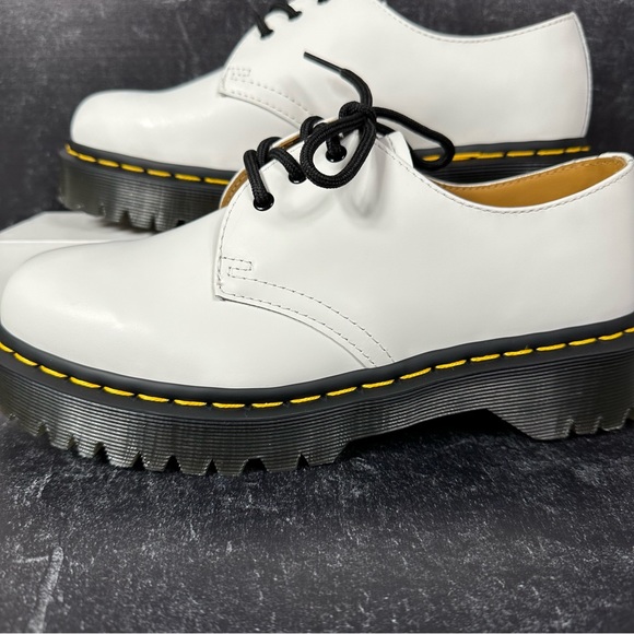 DR DOC MARTENS 1461 BEX SMOOTH LEATHER OXFORD WOMENS SHOES SIZE 8 3 EYE NEW - Picture 7 of 10